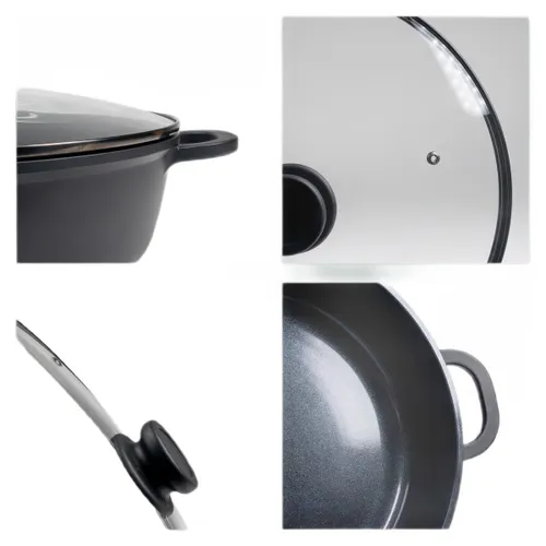 Patelnia wok KELA KE-15174 Atura 32 cm Czarny