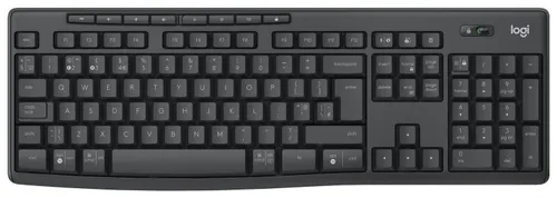 Zestaw klawiatura i mysz Logitech MK370 Business bezprzewodowy szary