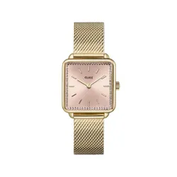 Часы Cluse La Tétragone Léanemarts Cg10322 Gold / Rose