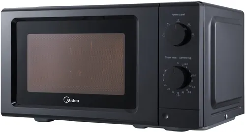 Kuchenka mikrofalowa MIDEA MD-MP012MK-BK 700W średnica 24.5 cm pojemność 19L Technologia inwerterowa innowave  Czarny