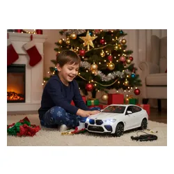 Zdalnie sterowany samochód COIL auto RC pilot BMW X6 M LED 1:14 pojazd biały