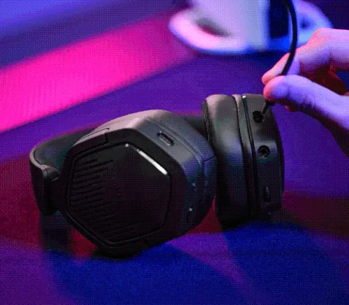 Słuchawki bezprzewodowe z mikrofonem Trust GXT 493PS Carrus Wireless Nauszne Czarny