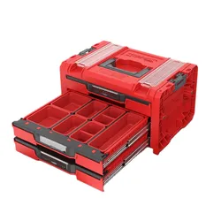 Skrzynka narzędziowa QBRICK System Pro Drawer 3 Toolbox 2.0 Profi Expert Red Ultra HD Custom