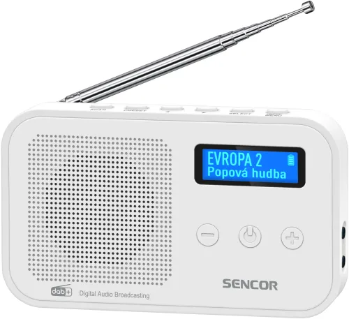 Radioodbiornik Sencor SRD 7200W Radio FM/DAB+ Biały
