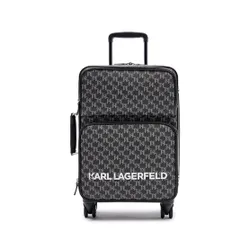 Маленький тканевый чемодан KARL LAGERFELD 235w3014 A999 Black