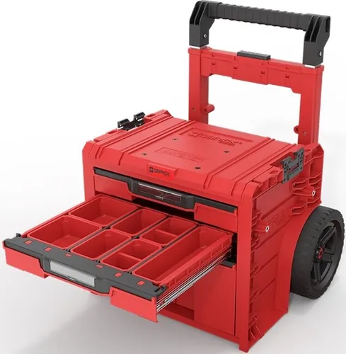 Skrzynka narzędziowa QBRICK System PRO Cart 2.0 Plus Drawer 3 Red Ultra HD Custom