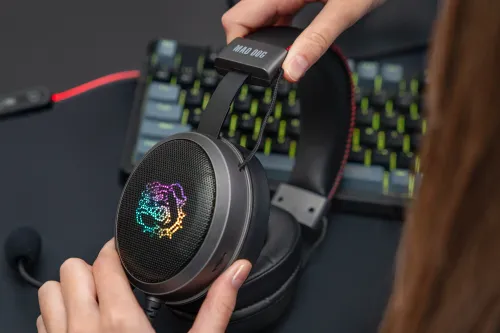 Słuchawki MAD DOG GH600K Nauszne, Dźwięk przestrzenny