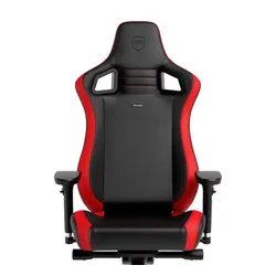 Fotel Noblechairs EPIC COMPACT Black Carbon Red Gamingowy do 120kg Skóra ECO Czarno-czerwony