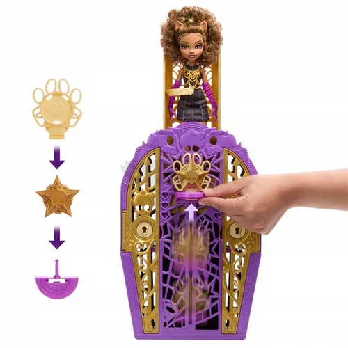 LALKA MONSTER HIGH STRASZYSEKRETY TAJEMNICE HOLLYDUCH Clawdeen Wolf JBG80
