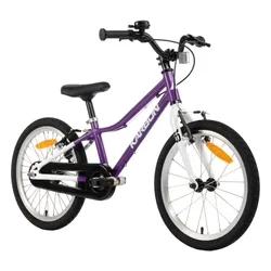 Rower dziecięcy KARBON Superlight Automatic 18 cali dla chłopca Fioletowy
