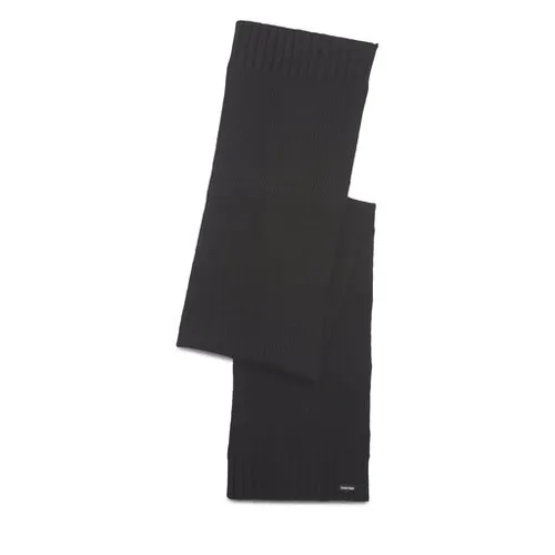 Calvin Klein ridicat coaste tricot eșarfă K50k511006 CK Negru BAX