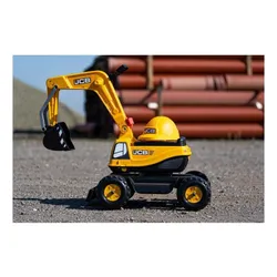 Jeździk Koparka Falk Jcb Digger Dla Dziecka 3-7 Lat Ruchoma Łyżka + Kask