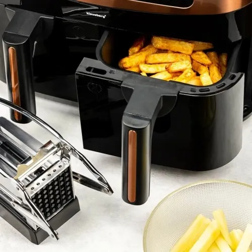 Air Fryer Frytkownica beztłuszczowa KLAUSBERG KB-7589 9.5l z podwójnym koszem 11 automatycznych programów