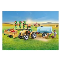 Playmobil Country Figures Set 71442 Трактор с прицепом и цистерной для воды