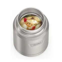 Termos obiadowy z łyżką Thermos Icon Food Jar 0,47 l - matte stainless steel