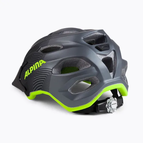 Kask rowerowy dziecięcy Alpina Carapax black neon/yellow