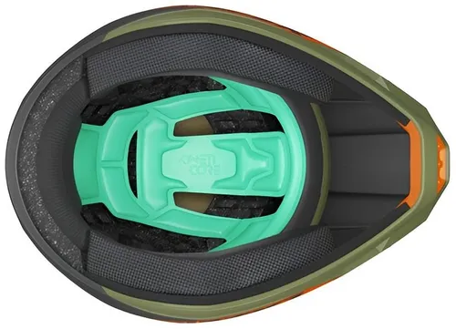 Kask rowerowy LAZER Chase KinetiCore Zielono-szary MTB (rozmiar S)