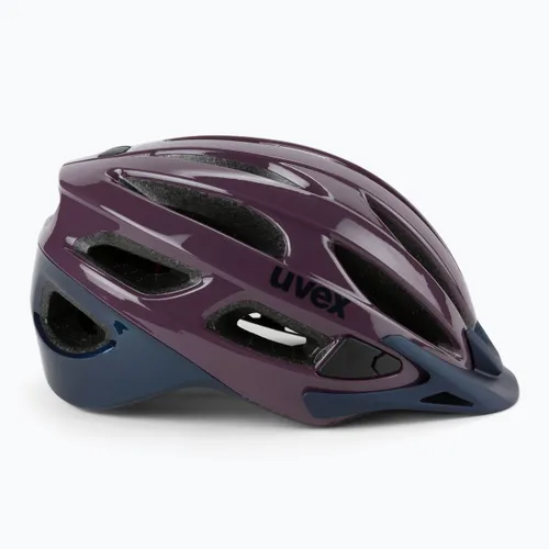 Kask rowerowy UVEX True plum deep space