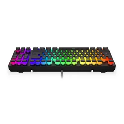 Klawiatura mechaniczna Endorfy Thock TKL Pudding Brown Kailh Brown RGB Czarny