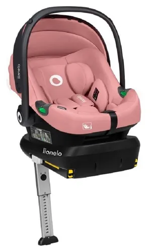 Fotelik samochodowy LIONELO Astrid i-Size z bazą Isofix 40-87 cm (0-13 kg) Różowy