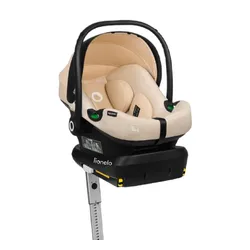 Fotelik samochodowy LIONELO Astrid i-Size z bazą Isofix 40-87 cm (0-13 kg) Beżowy