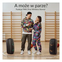 Power Audio Opticum Sound X11 Party Box 40W Bluetooth Radio FM Czarny