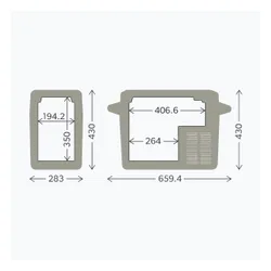 Lodówka turystyczna Dometic CFF20 AC/DC EU Version 21 l black/grey