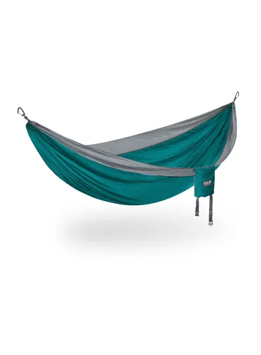 Hamak turystyczny ENO DoubleNest Hammock - seafoam/grey