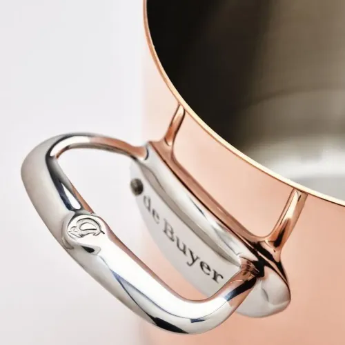 DE BUYER Prima Matera 3,1 l miedziany - garnek miedziany z pokrywką