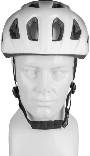 Kask rowerowy VAYOX Active VA0424WBM Biało-czarny MTB z lampką (rozmiar M)