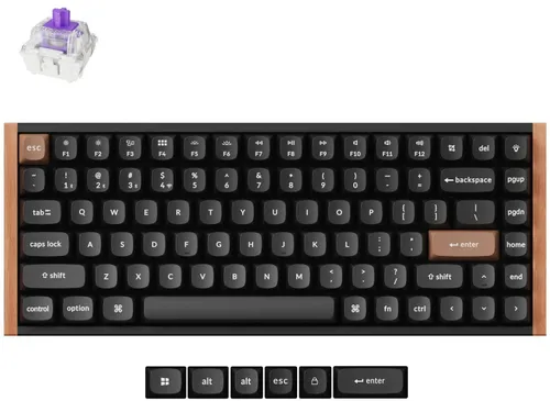 Klawiatura KEYCHRON K2 HE Wireless Magnetic Switch Special Edition Czarny