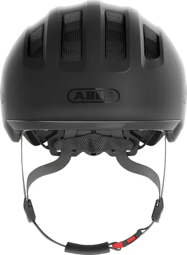 Kask rowerowy ABUS Smiley 3.0 Ace LED Velvet Czarny dla Dzieci (rozmiar M)