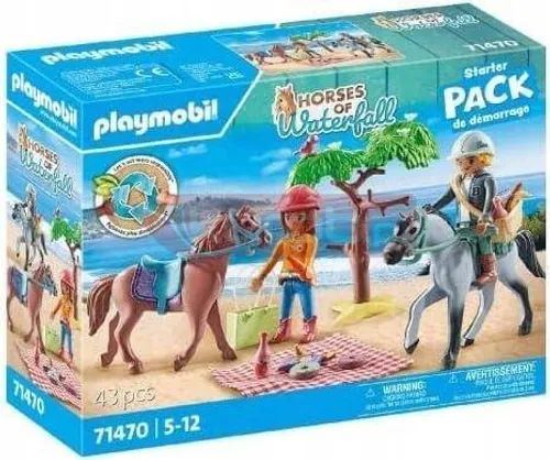 PLAYMOBIL STARTER PACK 71470 WYCIECZKA KONNA NA PLAŻĘ Z AMELIĄ I BENEM