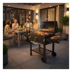 Grill węglowy VELACO VL17 Czarny