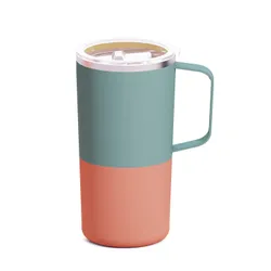 Kubek termiczny ceramiczny Asobu Tower - pastel green