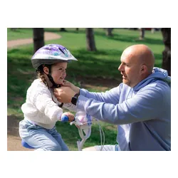 Kask rowerowy HUFFY Kraina Lodu Fioletowy dla Dzieci (rozmiar S/M)