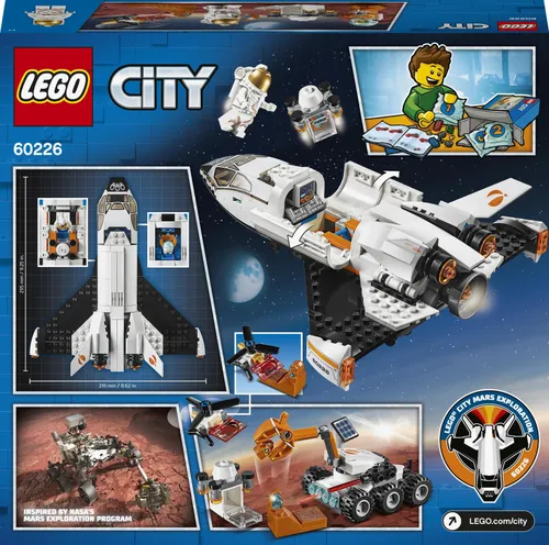 Конструктор Lego City Nasa исследовательская экспедиция на Марс (60226)