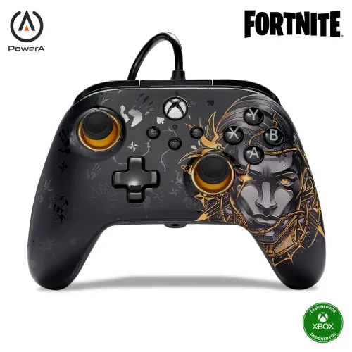 Pad PowerA Advantage Wired Controller Fortnite Midas do Xbox Series X/S, Xbox One, PC Przewodowy