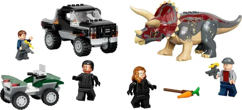 LEGO Jurassic World Triceratops I zasadzka z pick-upem 76950