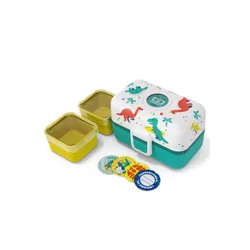 Lunchbox dziecięcy do szkoły Monbento MB Tresor - blue / dino