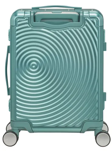 Walizka mała American Tourister Soundbox Alu - dusty turquoise