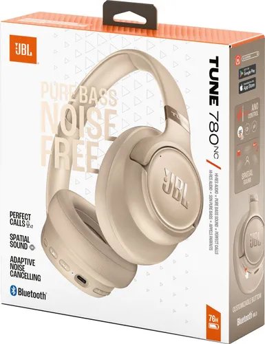 Słuchawki nauszne JBL Tune 780NC Beżowy