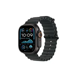 Apple Watch Ultra 2 GPS + Cellular Koperta z tytanu czarna 49mm Pasek Ocean Czarny