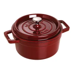 STAUB La Cocotte 1,7 l żurawinowy - garnek żeliwny z pokrywką