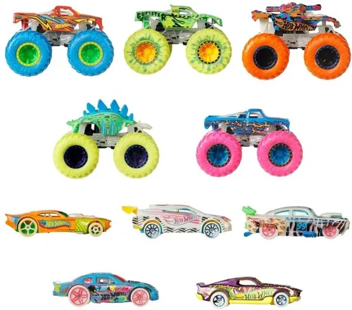 Samochód Hot Wheels Monster Trucks HCB57 (10 szt.)