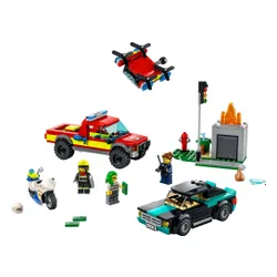 LEGO 60319 City Akcja strażacka i policyjny pościg