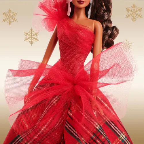 Mattel Lalka Barbie Holiday brunetka