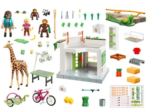 Набор Playmobil Family Fun 709 00 Клиника для животных в зоопарке