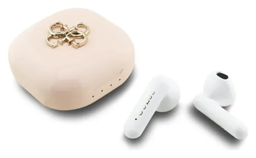 Słuchawki douszne GUESS 4G Metal Logo Różowy