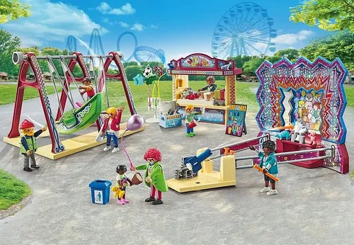 Набор фигурок Playmobil My Life 71452 Парк аттракционов